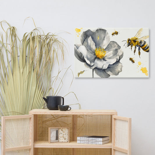 Decorating with Nature: Styling Your Bee & Bloom Canvas