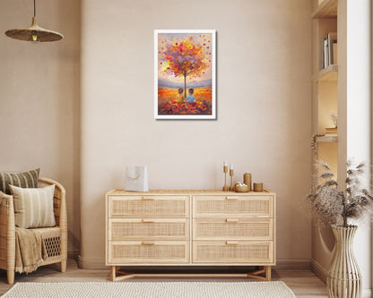 Celebrate the unique bond of twins with "Our Little Acorns," a heartwarming autumn-themed framed print. Perfect for nurseries or any family space, this art piece beautifully symbolizes growth, companionship, and the precious memories of childhood. A meaningful gift for twin parents.
