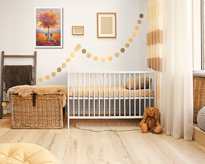 Celebrate the unique bond of twins with "Our Little Acorns," a heartwarming autumn-themed framed print. Perfect for nurseries or any family space, this art piece beautifully symbolizes growth, companionship, and the precious memories of childhood. A meaningful gift for twin parents.