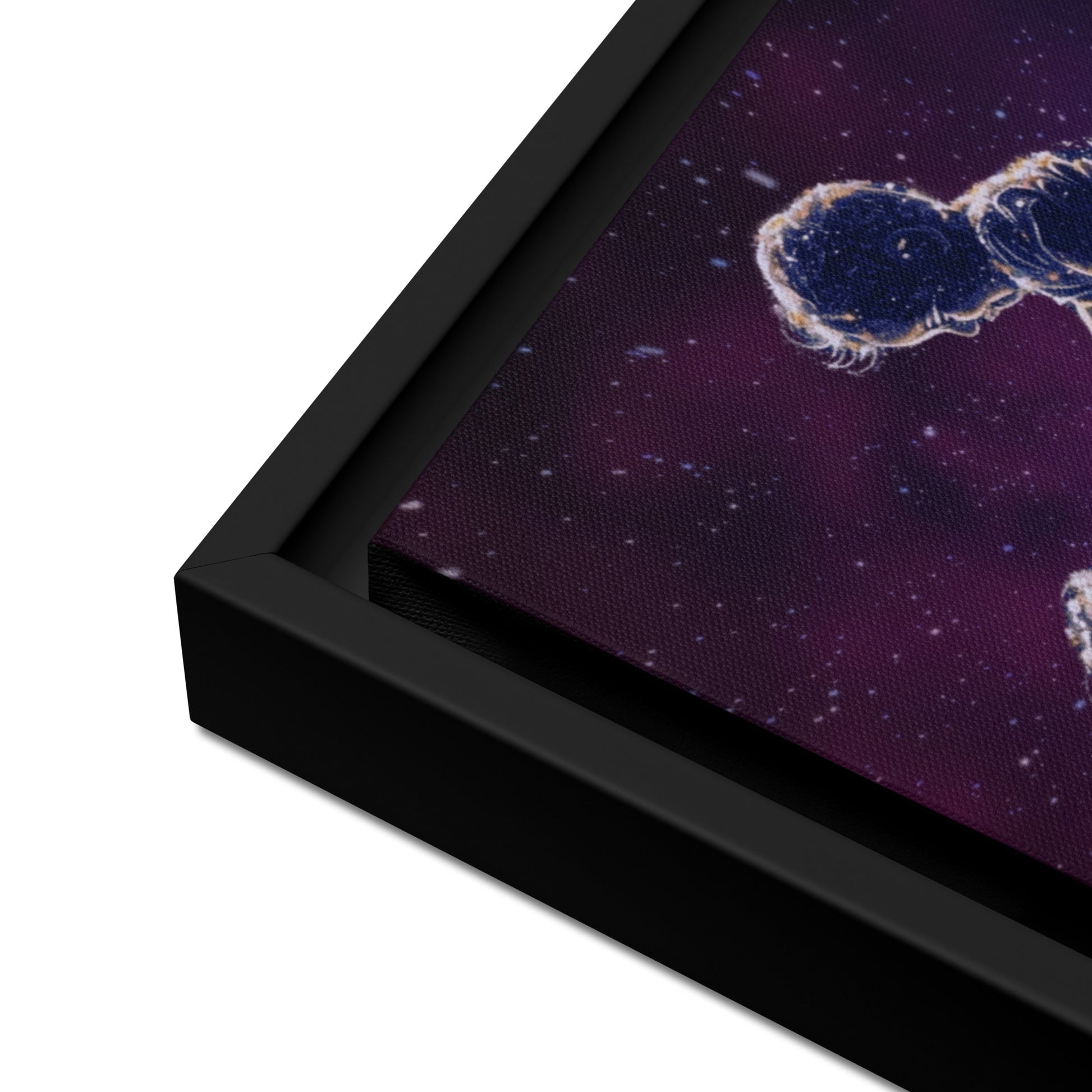 Black framed "{{product-type}}" featuring a mother's hand holding a baby's hand in a continuous line art drawing. The "{{title}}" design is a beautiful and personalised piece of emotional art.